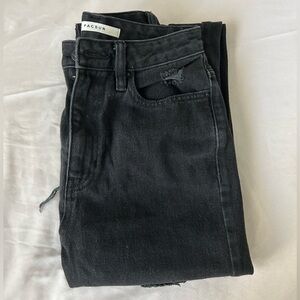 Pacsun Black 90s Boyfriend Ripped Jeans